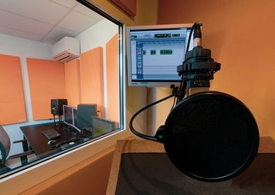 Studi di registrazione BeeMedia Milano cabina 2